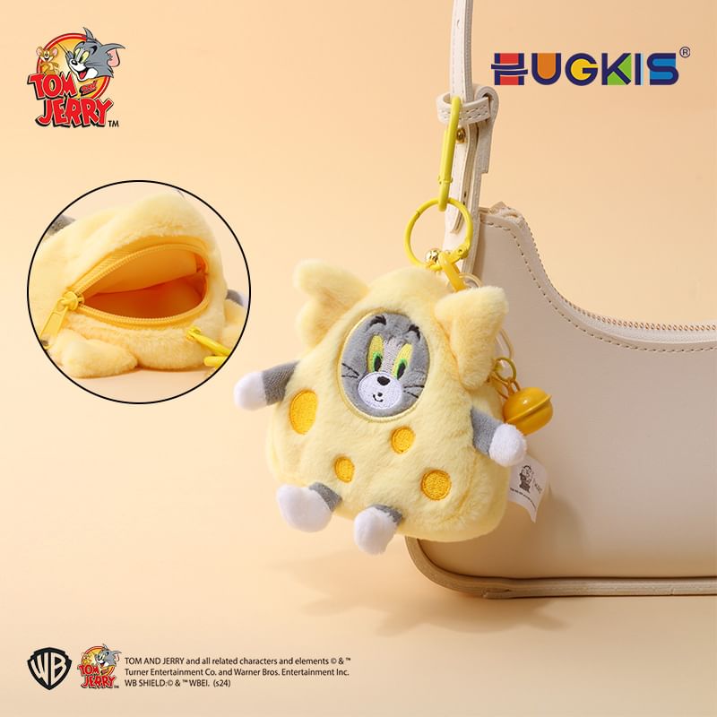 HUGKIS - Tom & Jerry Chenille Crossbody Bag / Telefoonclip Bevestiging / Set (Verschillende Ontwerpen)