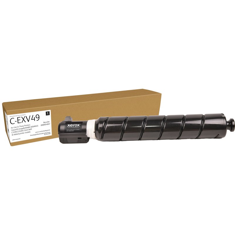 Toner remanufacturé Noir Everyday™ de Xerox compatible avec Canon C-EXV49 (8524B002), Capacité standard