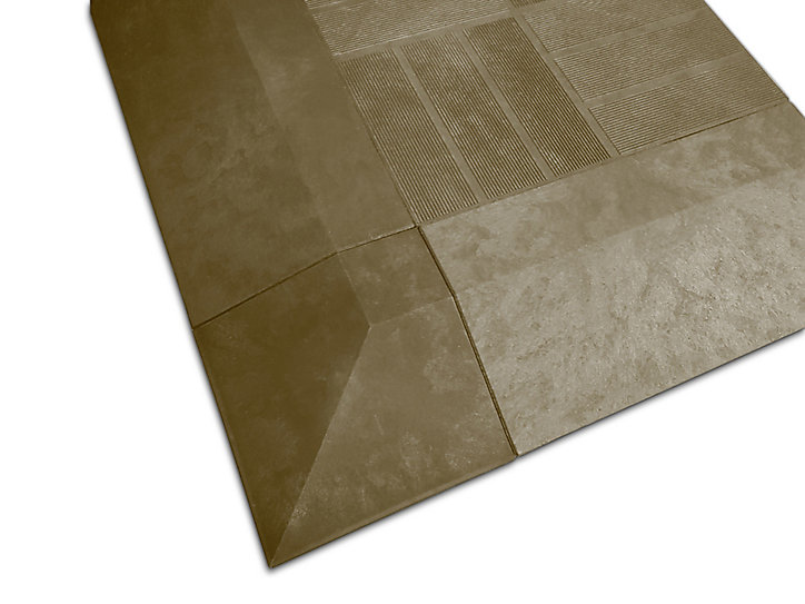 Angle de terrasse composite marron Blooma Angara