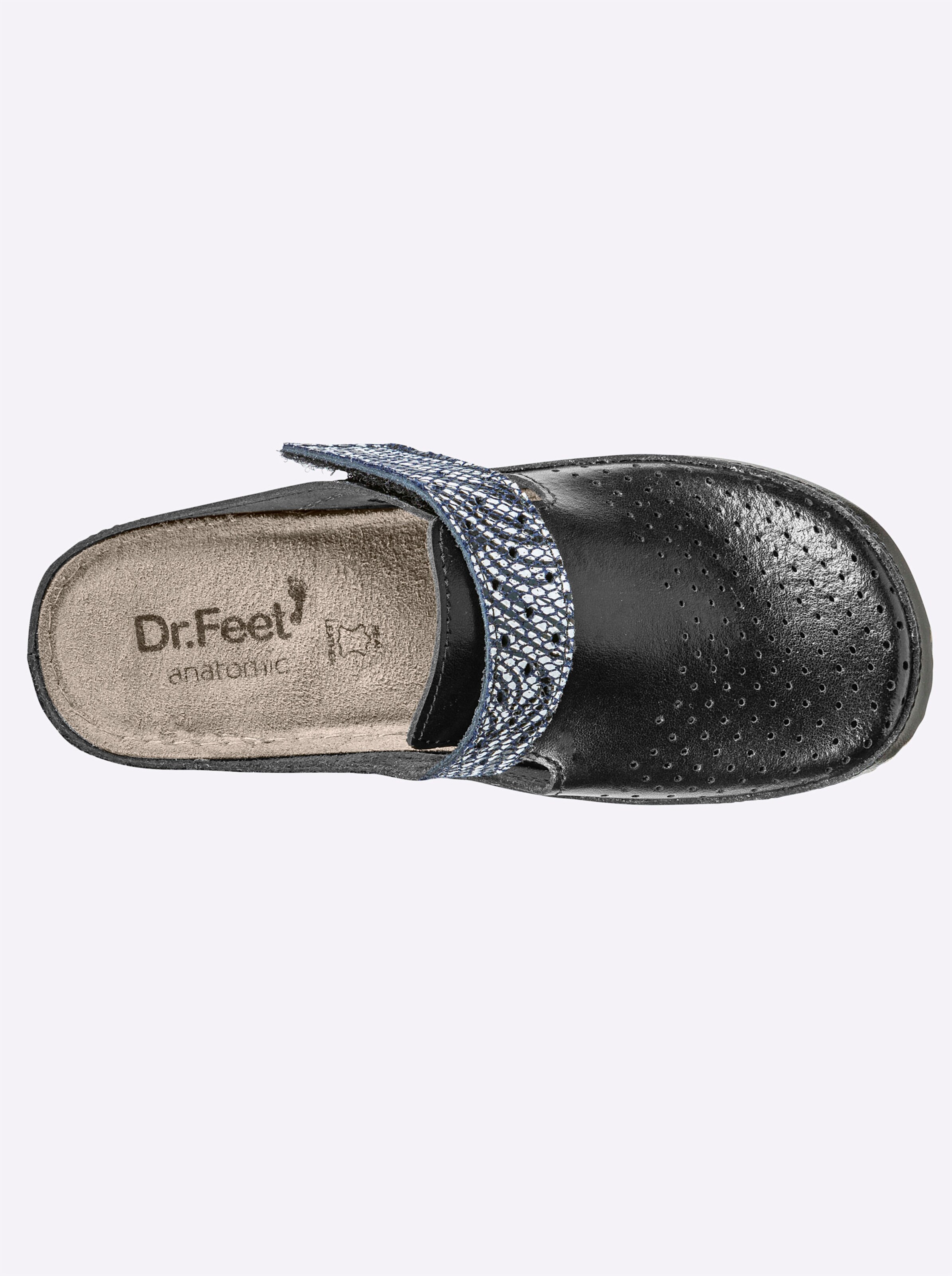 Dr. Feet Clog in schwarz