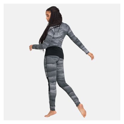 Maillot Manches Longues 1/2 Zip Odlo Whistler Eco Noir Femme