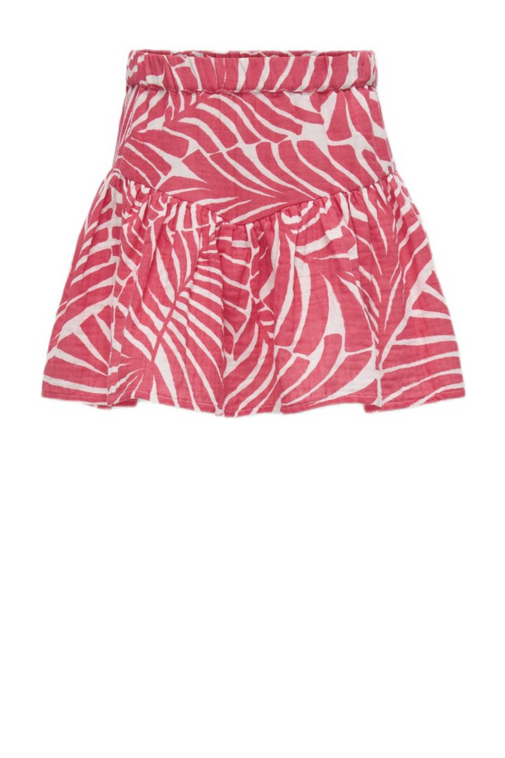 ONLY skort KOGTHYRA MEXICANA met all over print donkerroze/wit