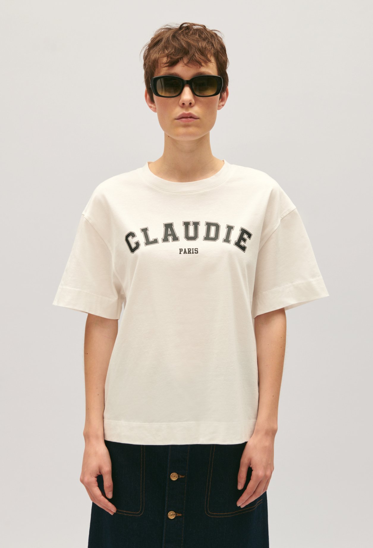 T-shirt manches courtes Claudie Paris