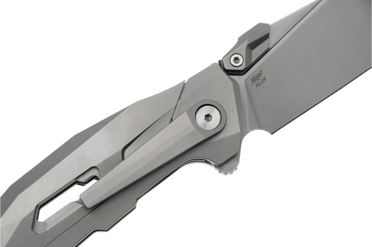 Rike Knife Shadow-S, M390, Titanium, zakmes