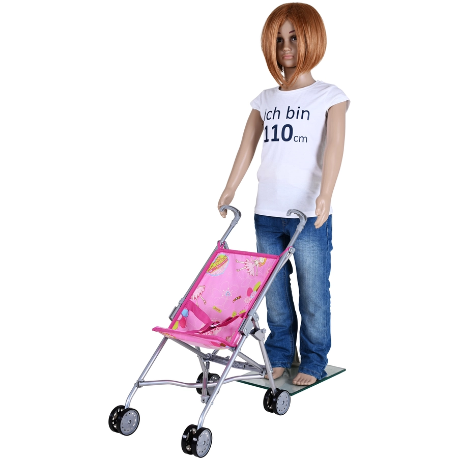 knorr toys® Puppenbuggy Sim - pink little princess