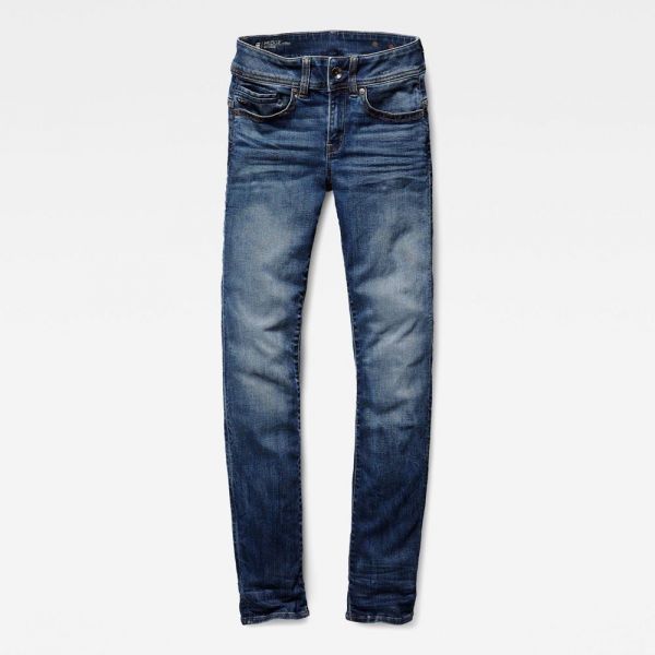 G-star Midge Mid Straight Jeans Azul 29 / 32 Mulher