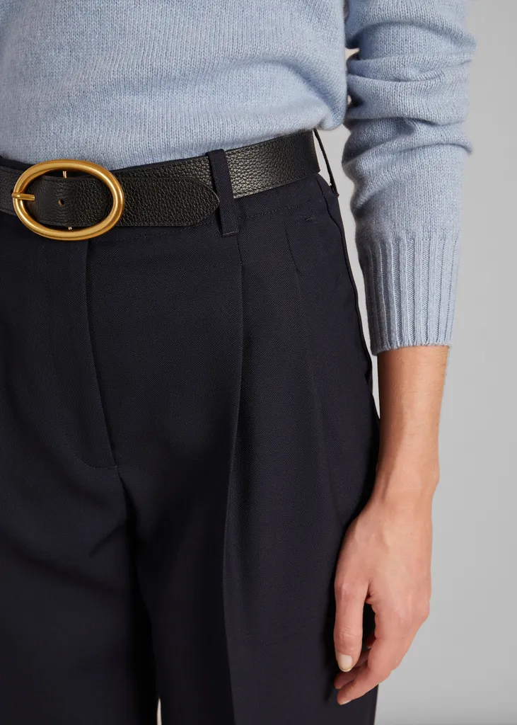 Pantalon à pinces en laine L'Exception Paris