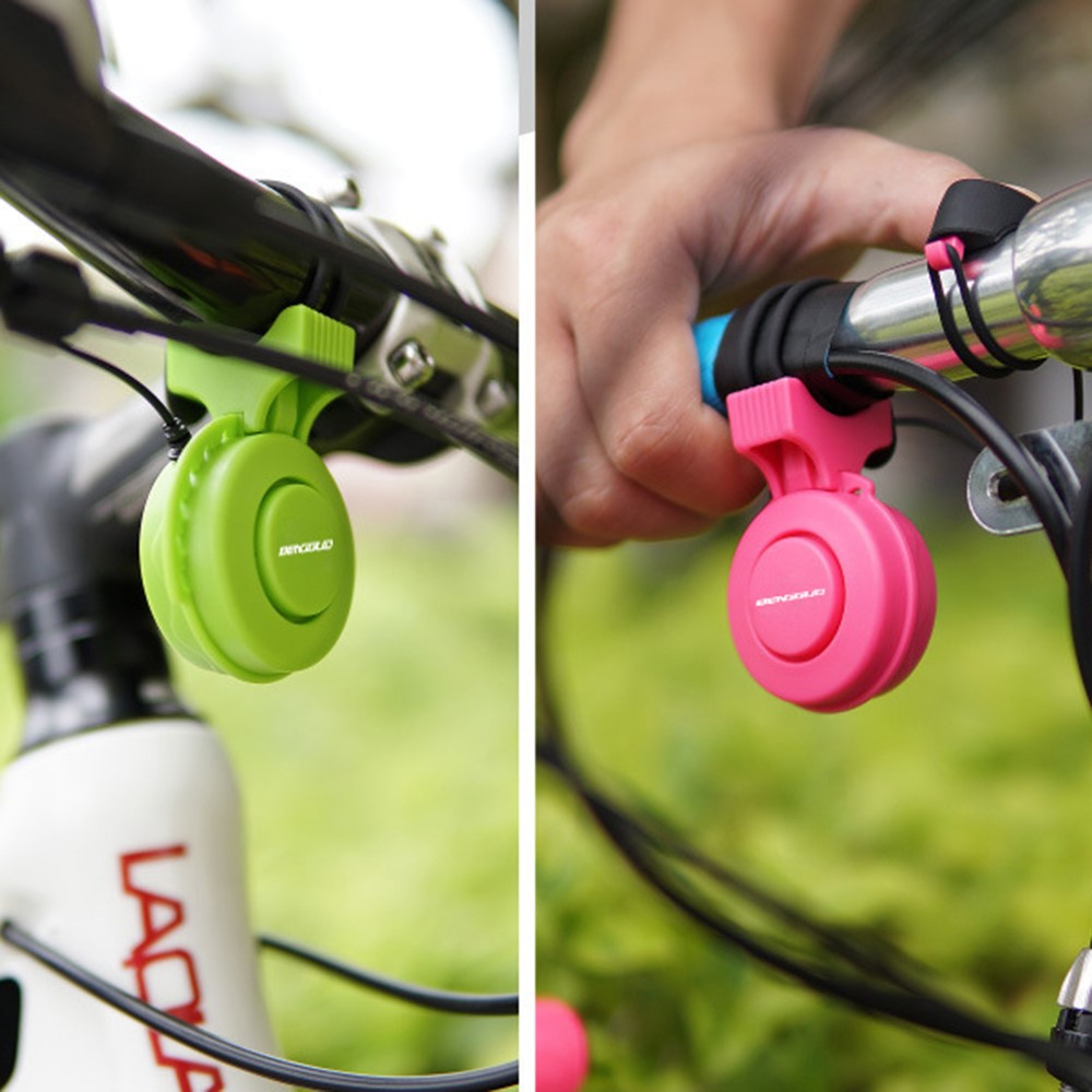 Universal Velo Glocke Elektrische Fahrrad Klingel Gravel Bike Hupe mit 4 Modi (IP65) - Pink
