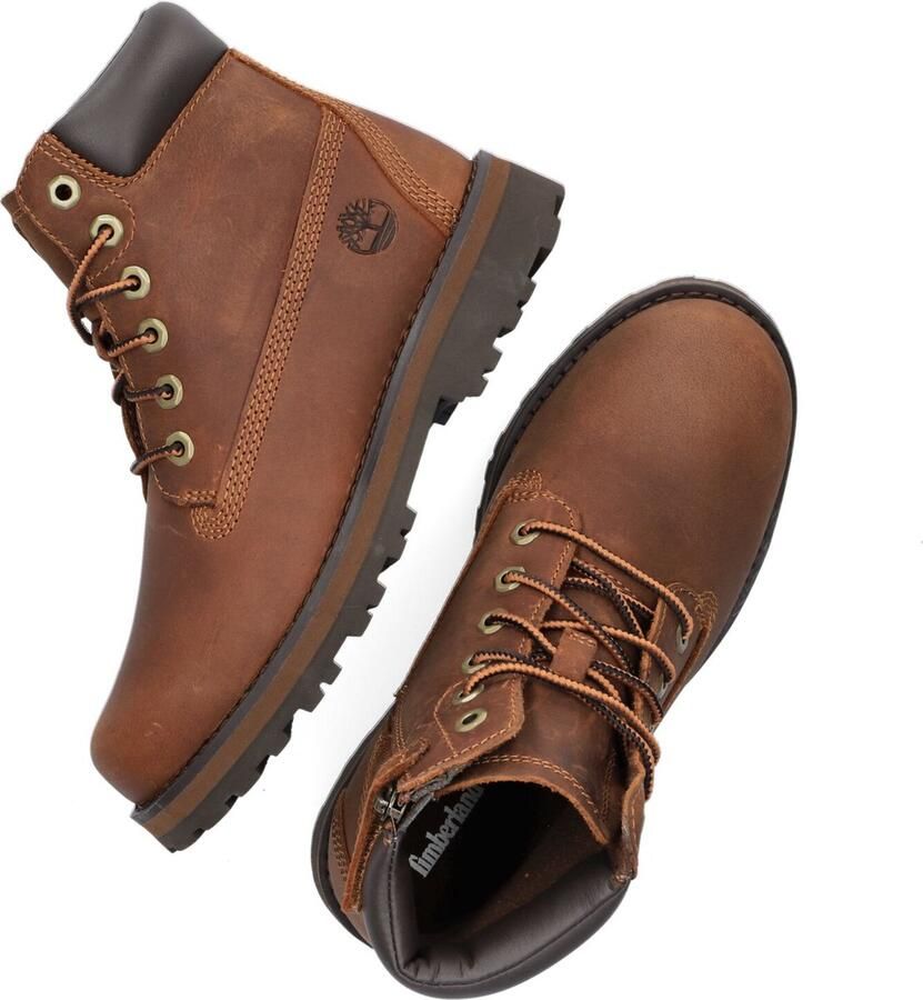 Timberland Courma Kid Traditional 6 Inch Veterboots Laarzen Met Veters Cognac