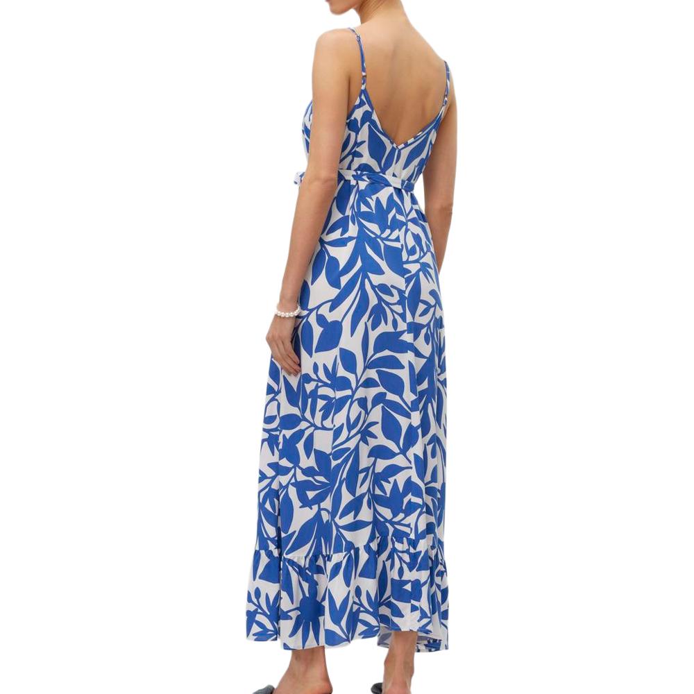 Vero Moda Robe Blanc/Bleu à Motifs Femme Vero Moda Easy Joy