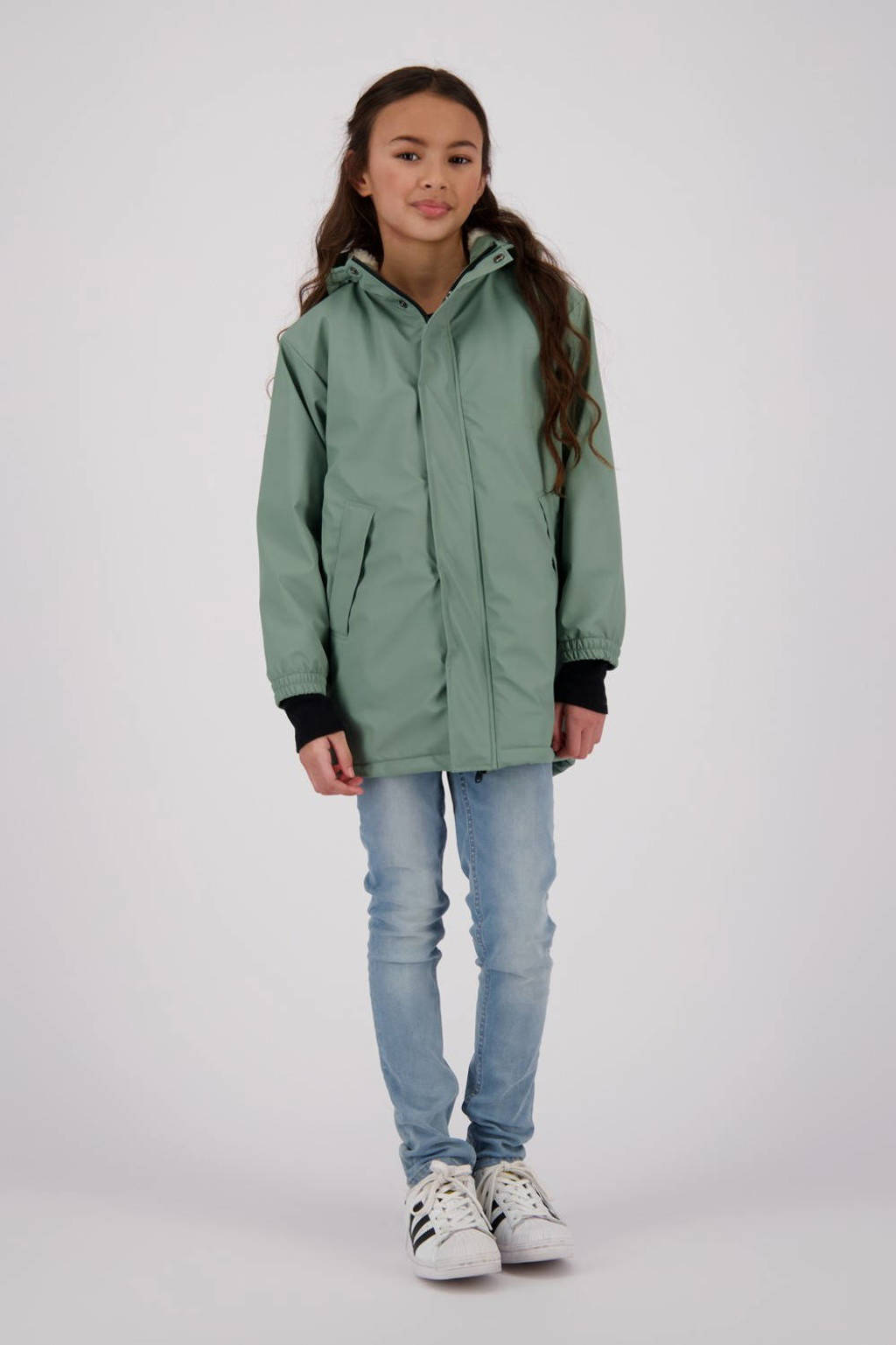 Vingino kids regenjas Twilight mintgroen