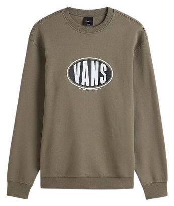 Sweat Vans Spray On Loose Crew Bungee Cord Marron