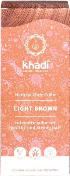 Natural haircolor lichtbruin