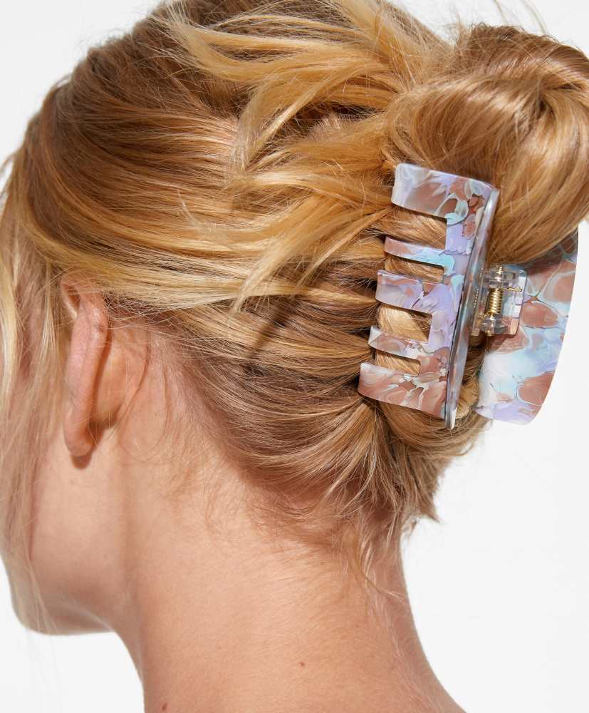 Presilha de cabelo estampada