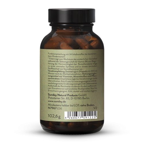 Sunday Natural Products  KinderwunschFrau Premium
