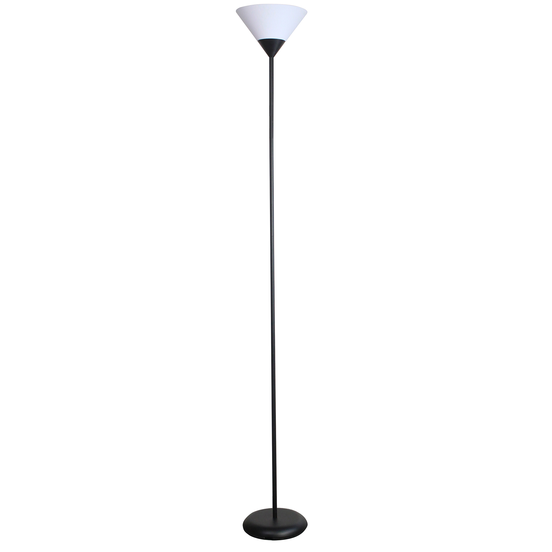 Deckenfluter - schwarz-weiß - 178 cm
