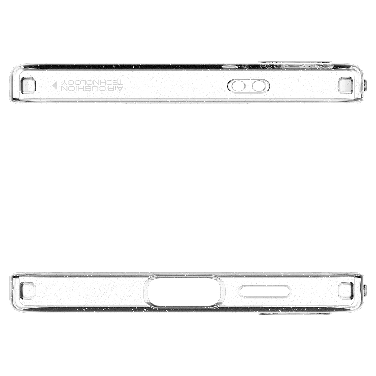 Samsung Galaxy S24  Plus Liquid Crystal Glitter Case Gummi Hülle (ACS07325) - Crystal Quartz (Transparent)