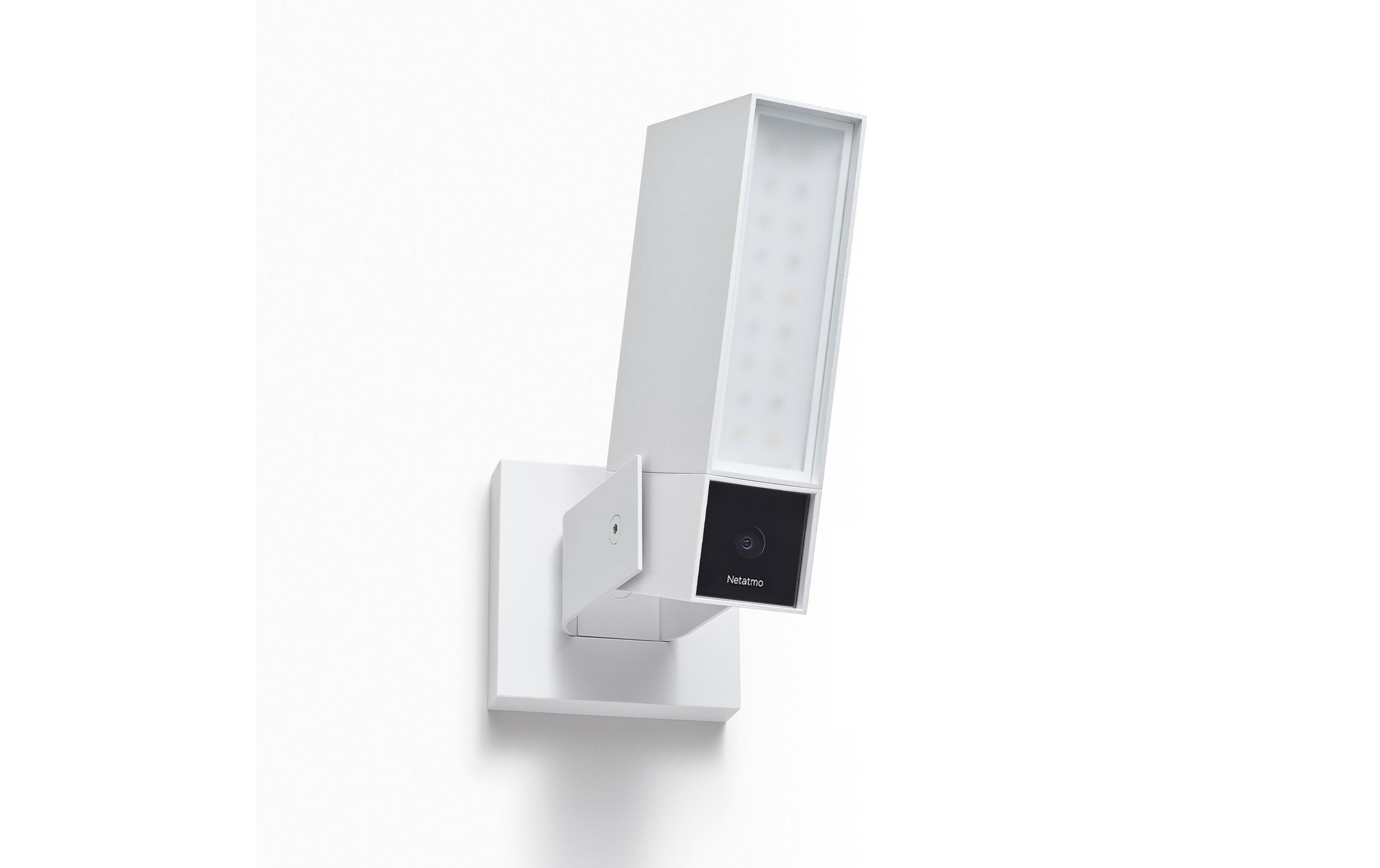 Netzwerkkamera Smarte Aussenkamera mit Sirene Weiss<br>Netatmo Smarte Aussenkamera mit Sirene