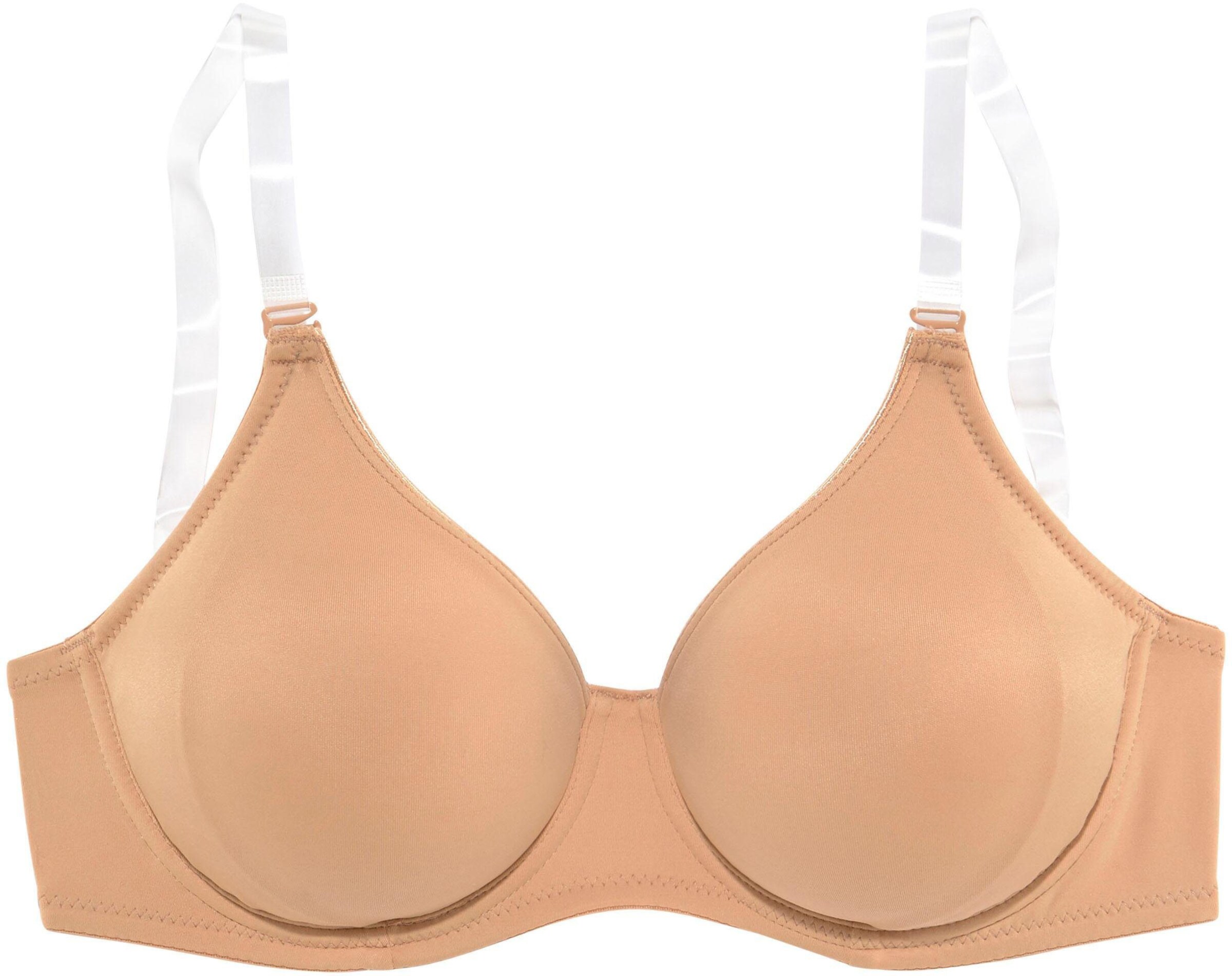 LASCANA T-Shirt-BH in caramel