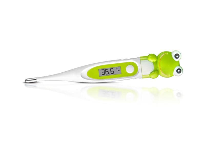 reer Digitales Fieberthermometer Frosch Thermometer für schnelles und sicheres Fiebermessen