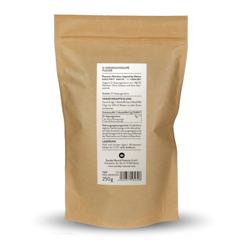 Sunday Natural Products  D-Asparaginsäure Pulver