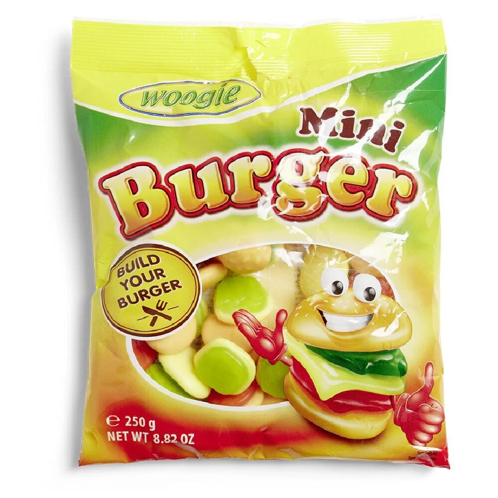 Bonbons mini burger - Sachet de 250gr