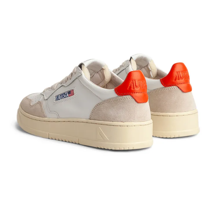 Autry Baskets Medalist Low Cuir/Suède | Orange