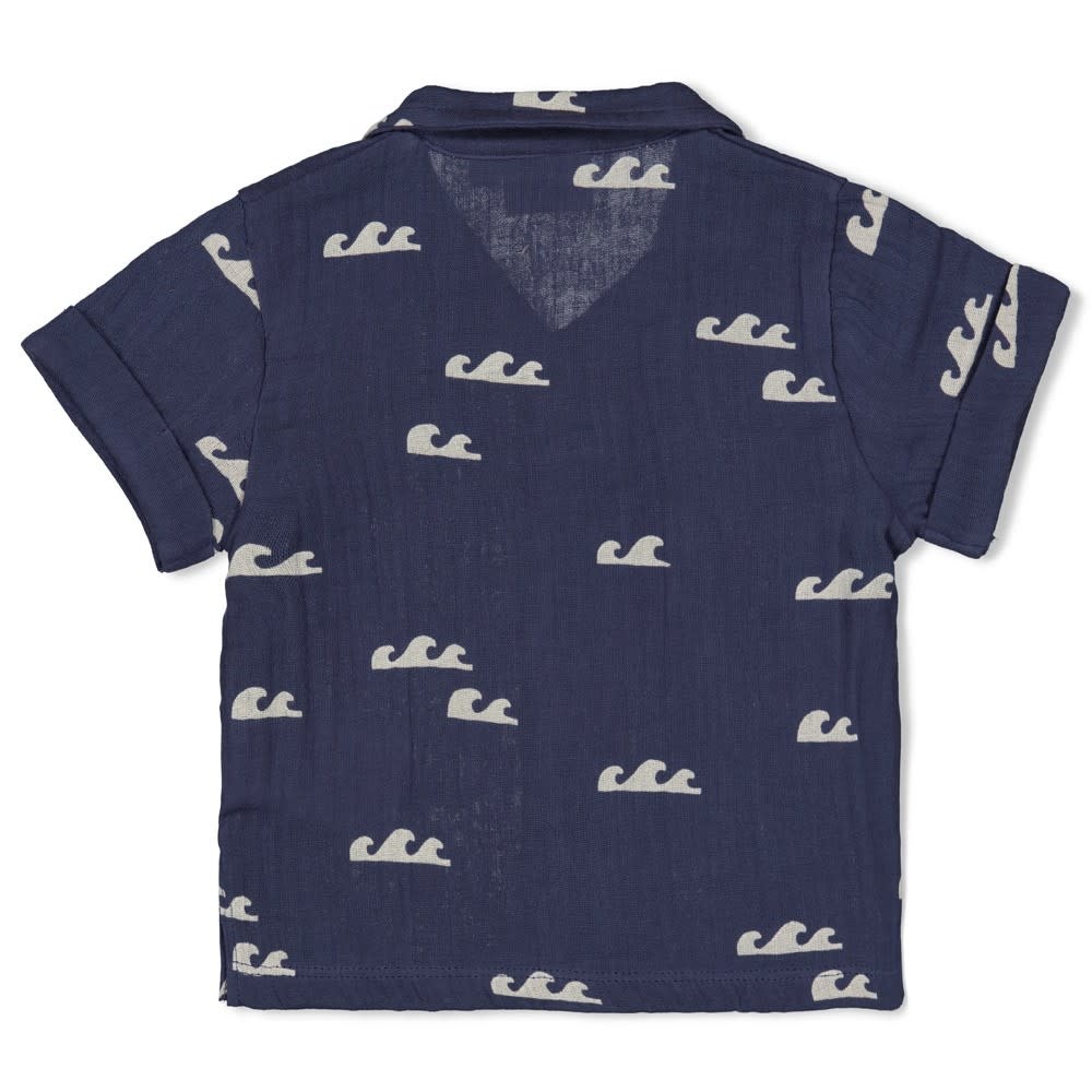 Feetje Feetje blouse mousseline aop - Summer Woven indigo