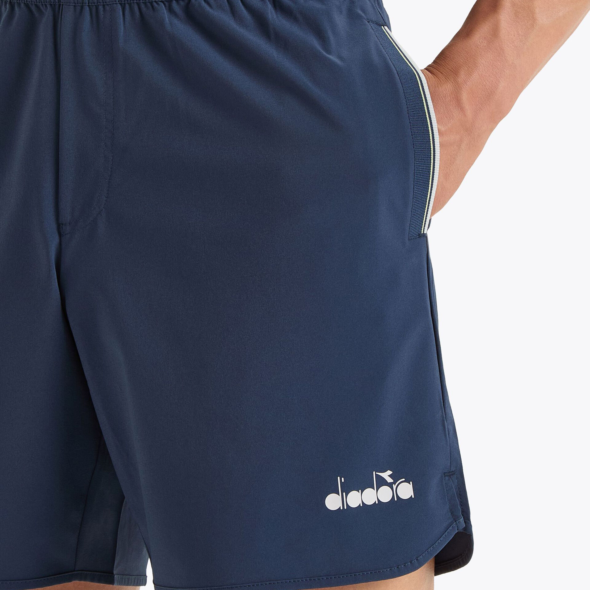 Diadora 7in Icon Shorts Hommes - Bleu