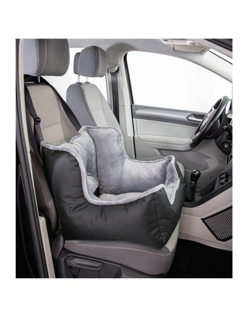 Trixie Auto Hondenstoel - Hondenautoaccessoire - 50x40x50 cm Zwart Grijs