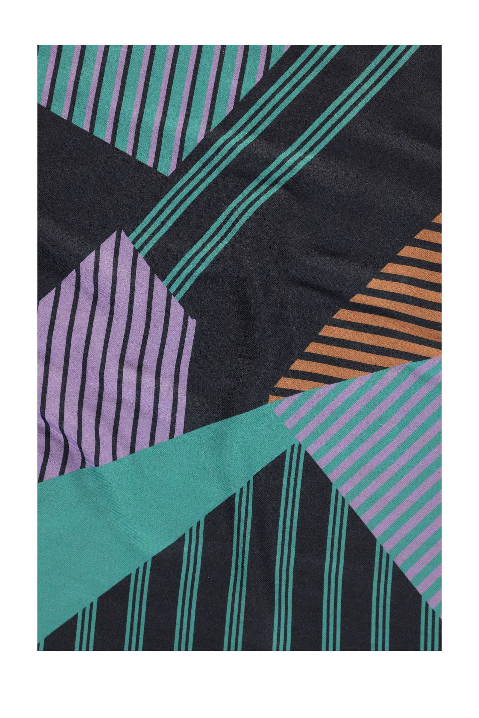 Expresso sjaal met all over print multi