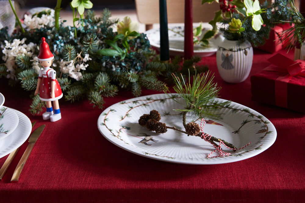 Kähler  Hammershøi Christmas Ovalt fad -  L34 cm