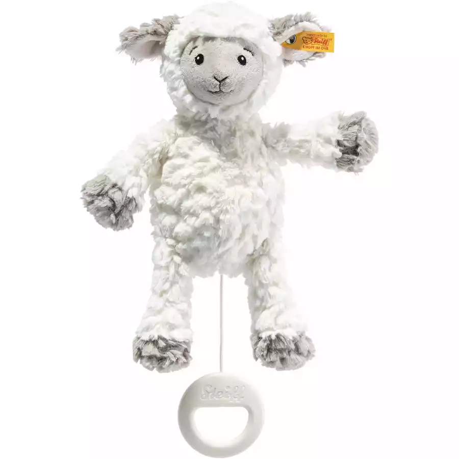 Steiff Spieluhr Lita Lamm weiß, 26 cm