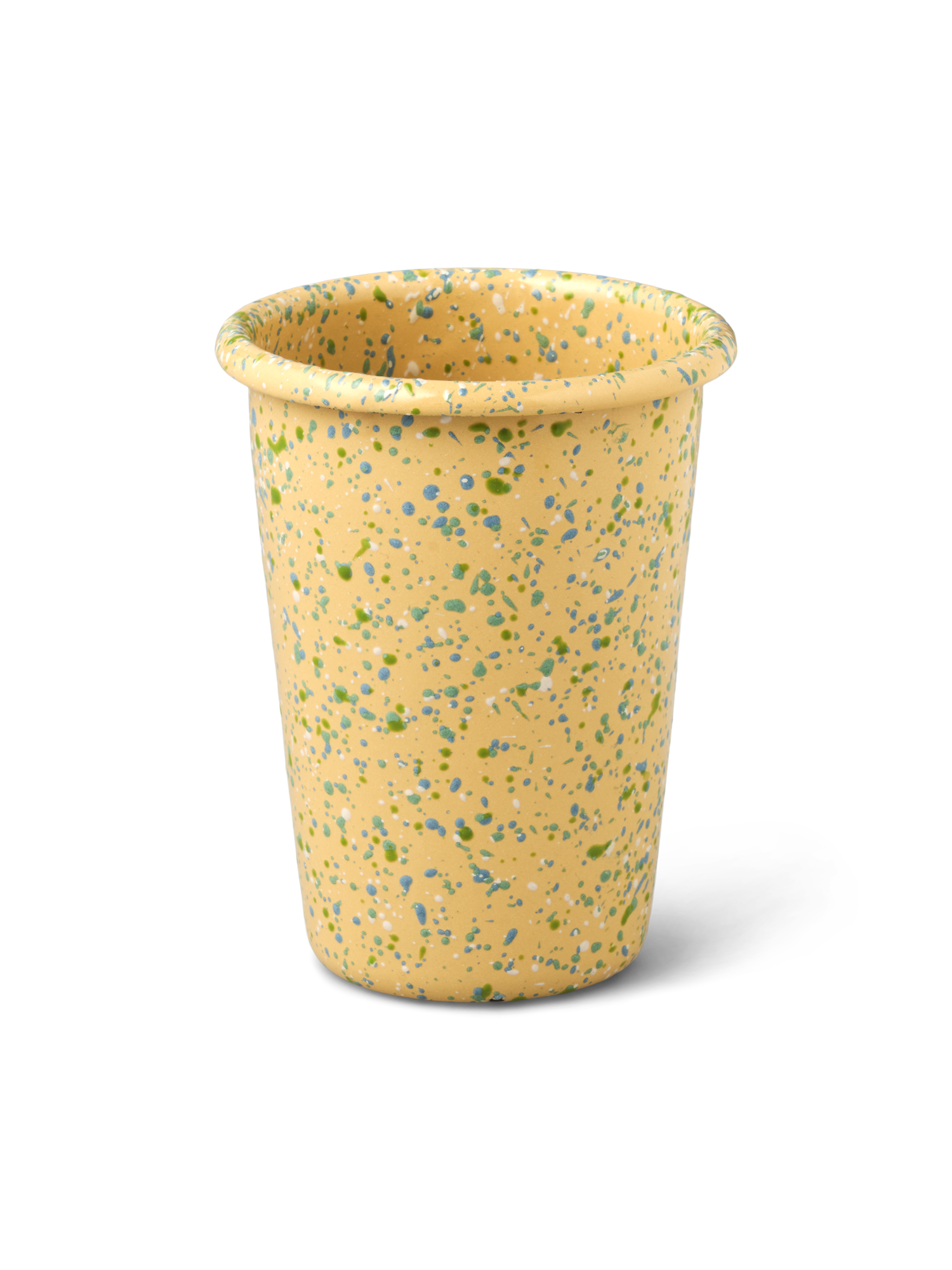 Flow Fest glas - gul | Emaljeret stål. 400 ml. | Lemon | Kapka