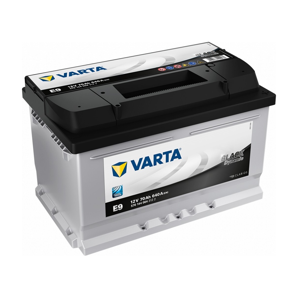VARTA Black Dynamic Batteri 12V 70AH 640CCA (278x175x175/175mm) +høyre E9