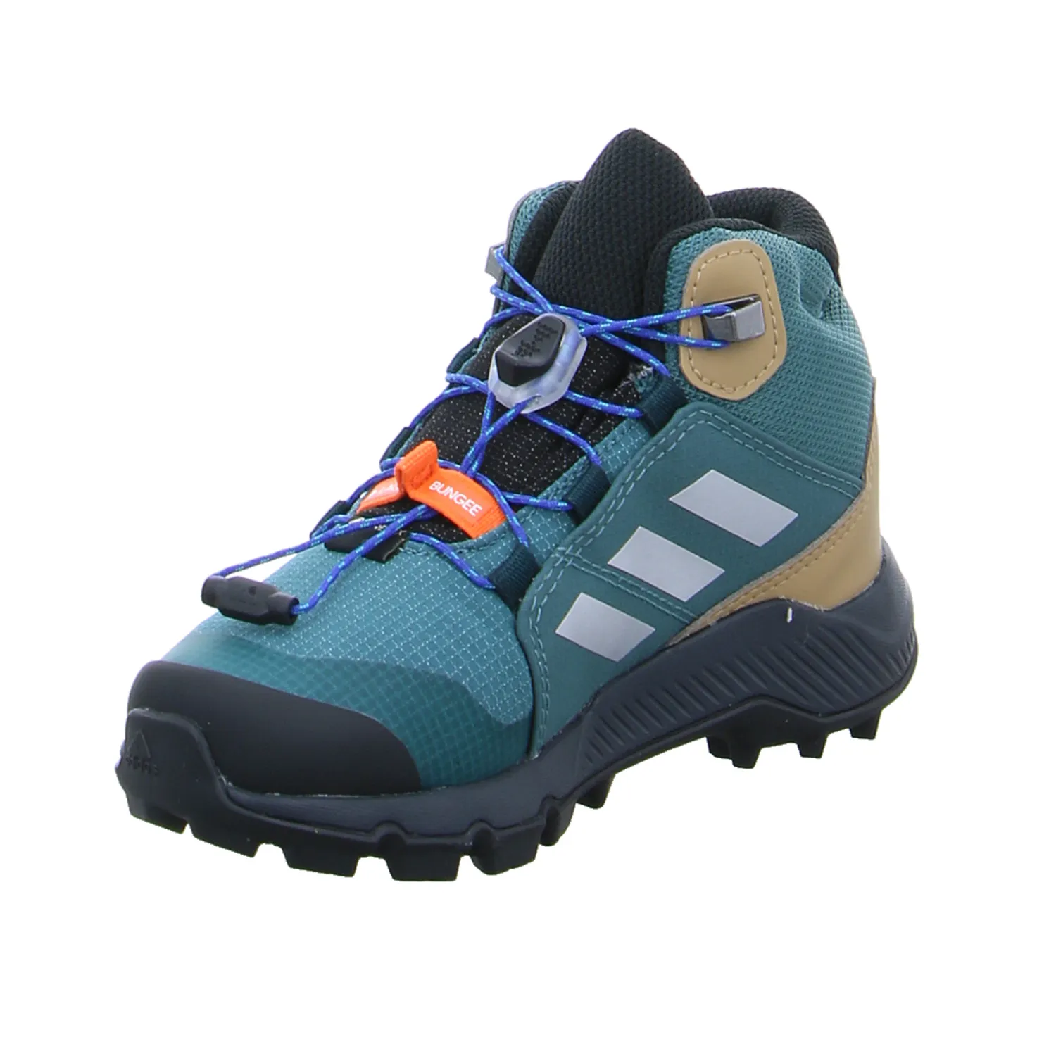 ADIDAS Kleinkinder-Sport -Halbschuh Grün Textil  Outdoor Sneaker high
