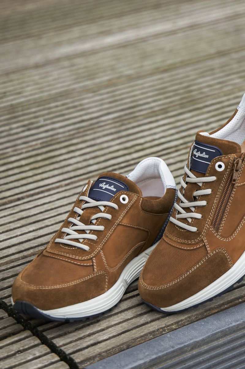 Australian Discover Sneakers Cognac Heren