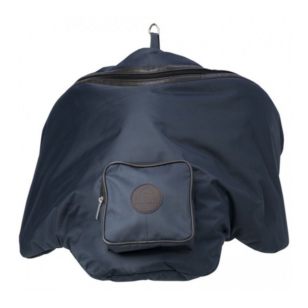 Equitheme PREMIUM - Sac À dos pour selle marine