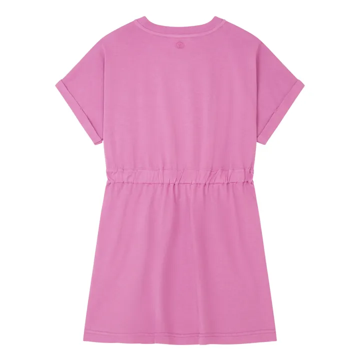 SMALLABLE BASICS Robe Courte Fille Coton Bio | Rose bonbon
