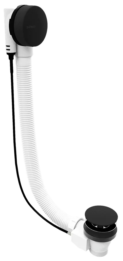 Polysan badafvoer mat zwart 60cm