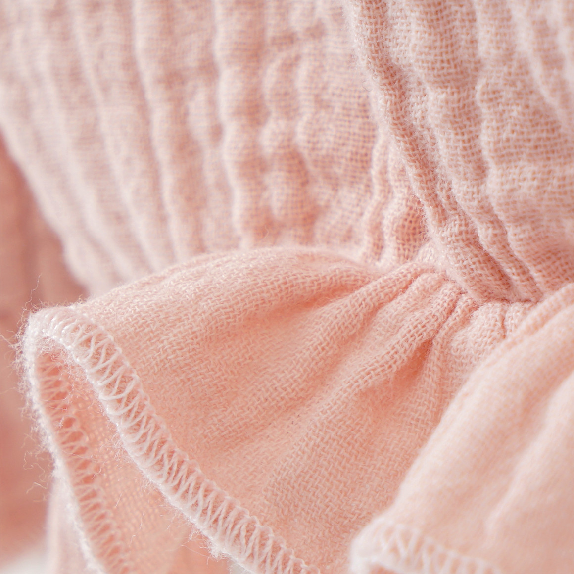 Topomini Pure Collection Baby Musselin-Shorts mit Elastikbund zartrosa