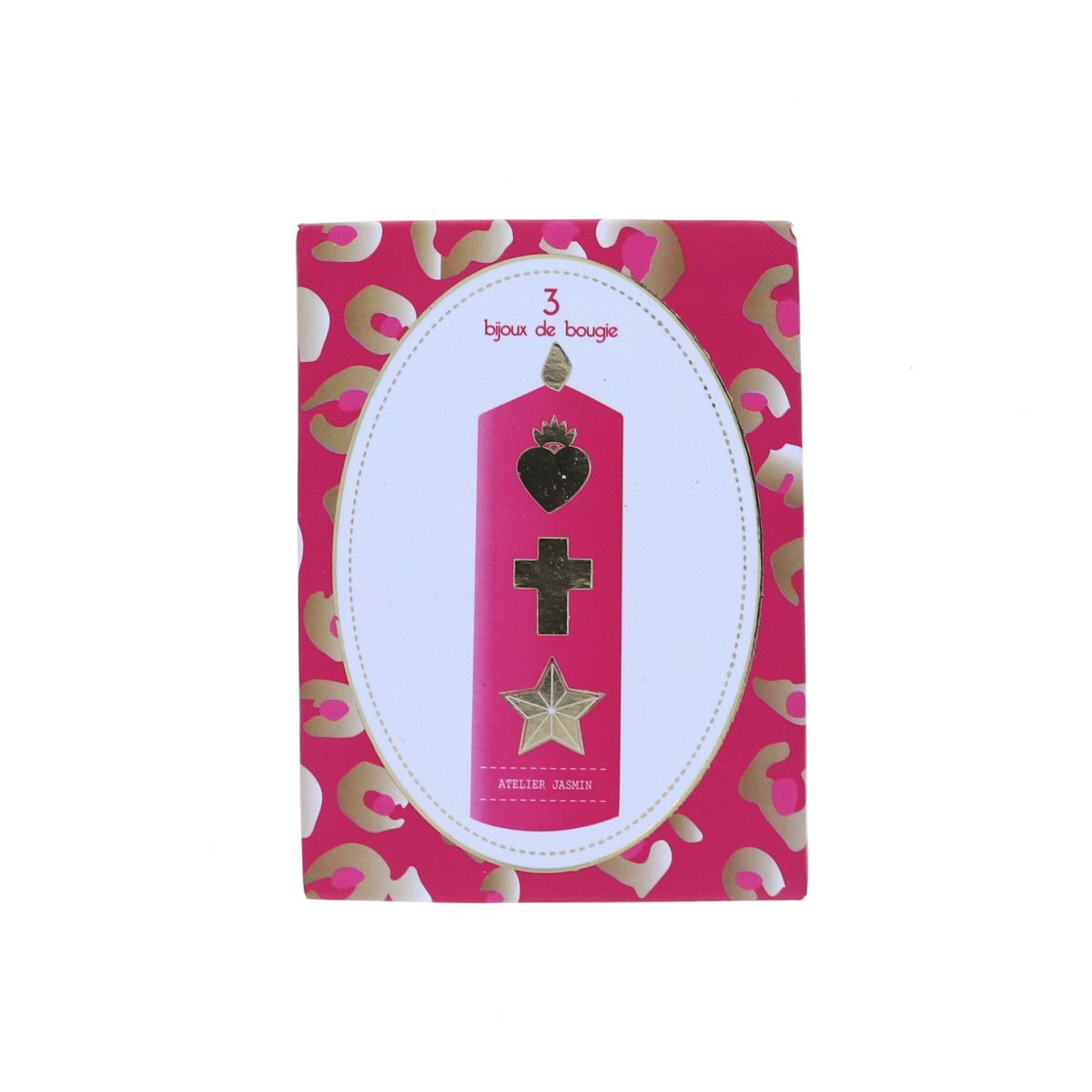 Lot de 3 bijoux pour bougie Atelier jasmin