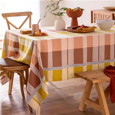 Nappe jacquard à carreaux - BECQUET CRÉATION