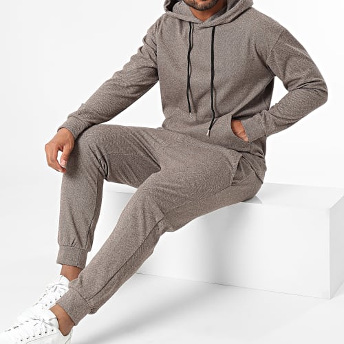 Ensemble De Survetement Beige Chiné