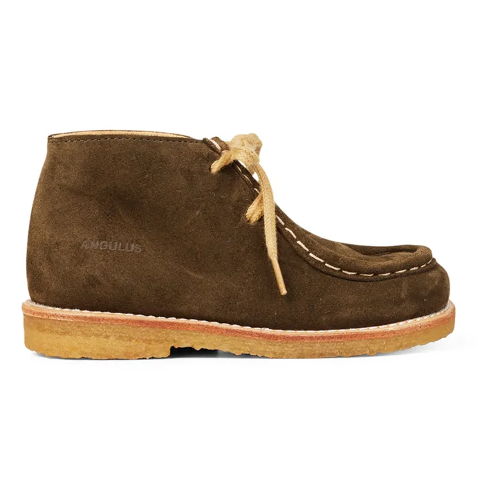 Angulus Bottines Lacets | Vert kaki