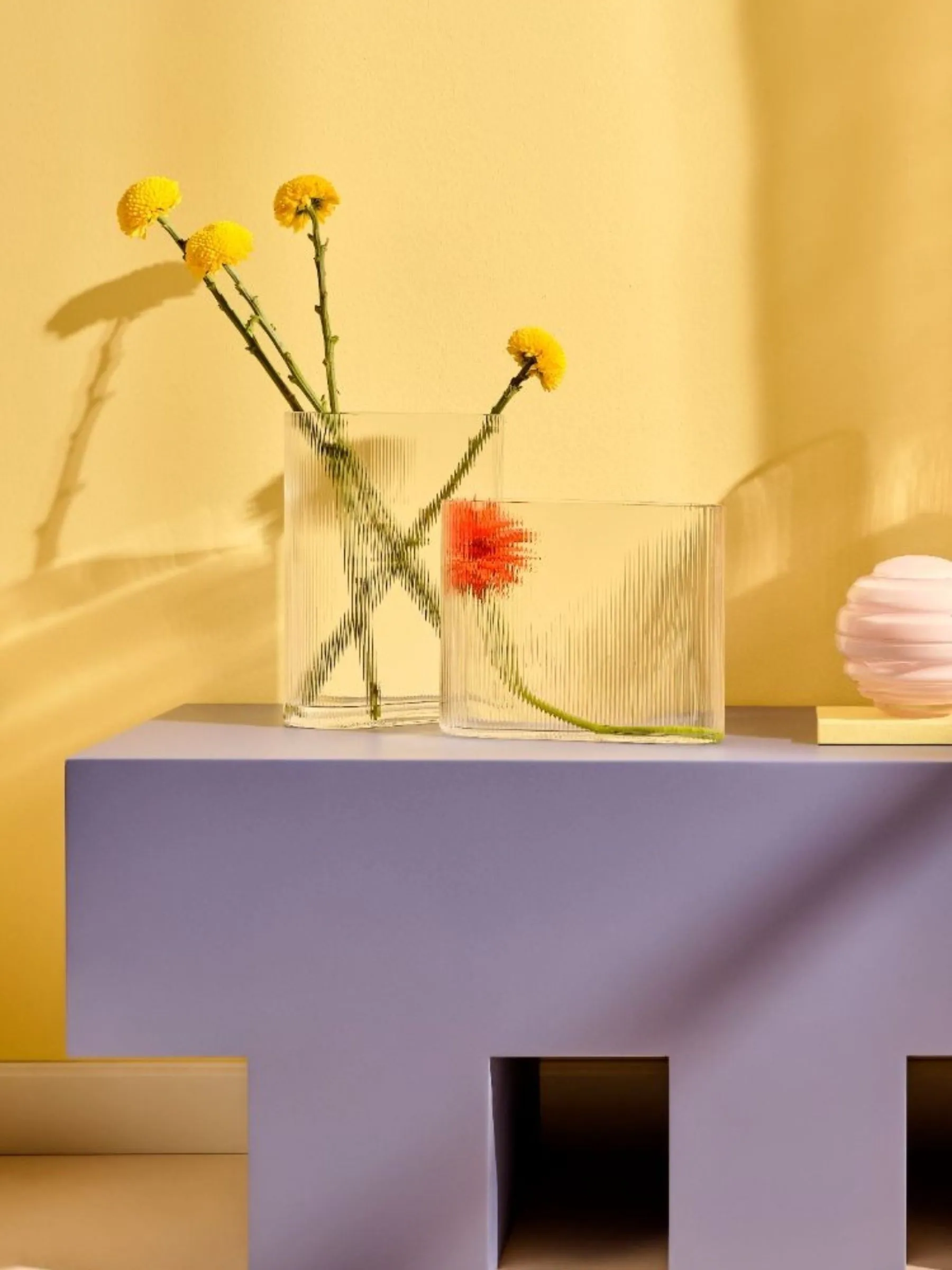 Nude Mist Wide Vase