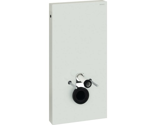 Geberit Monolith sanitairmodule voor wandcloset 101 cm met aansluitspie, wateraansluiting aan de zijkant 131.022.SI.5 wit