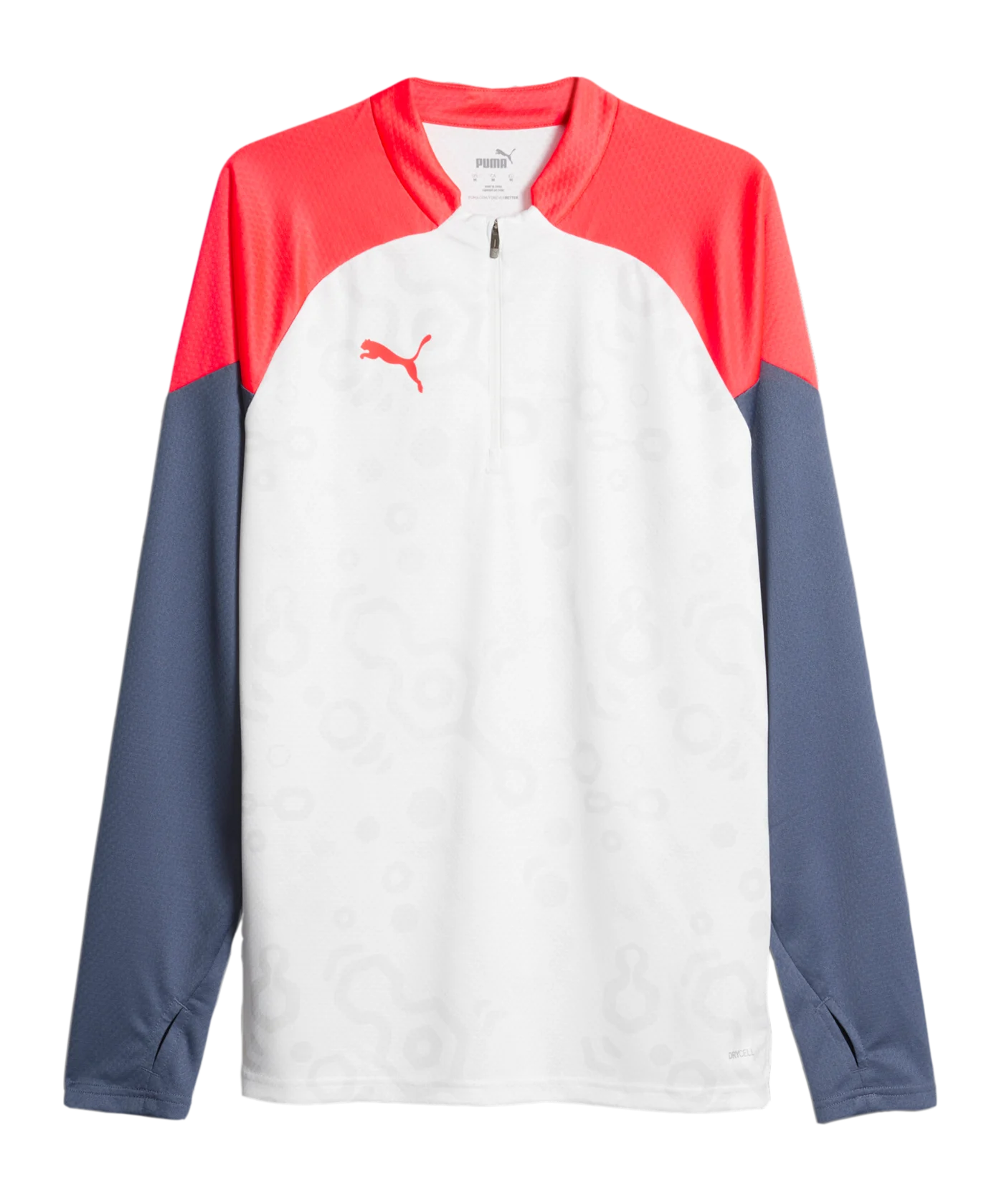PUMA individualCUP HalfZip Sweatshirt Weiss F53