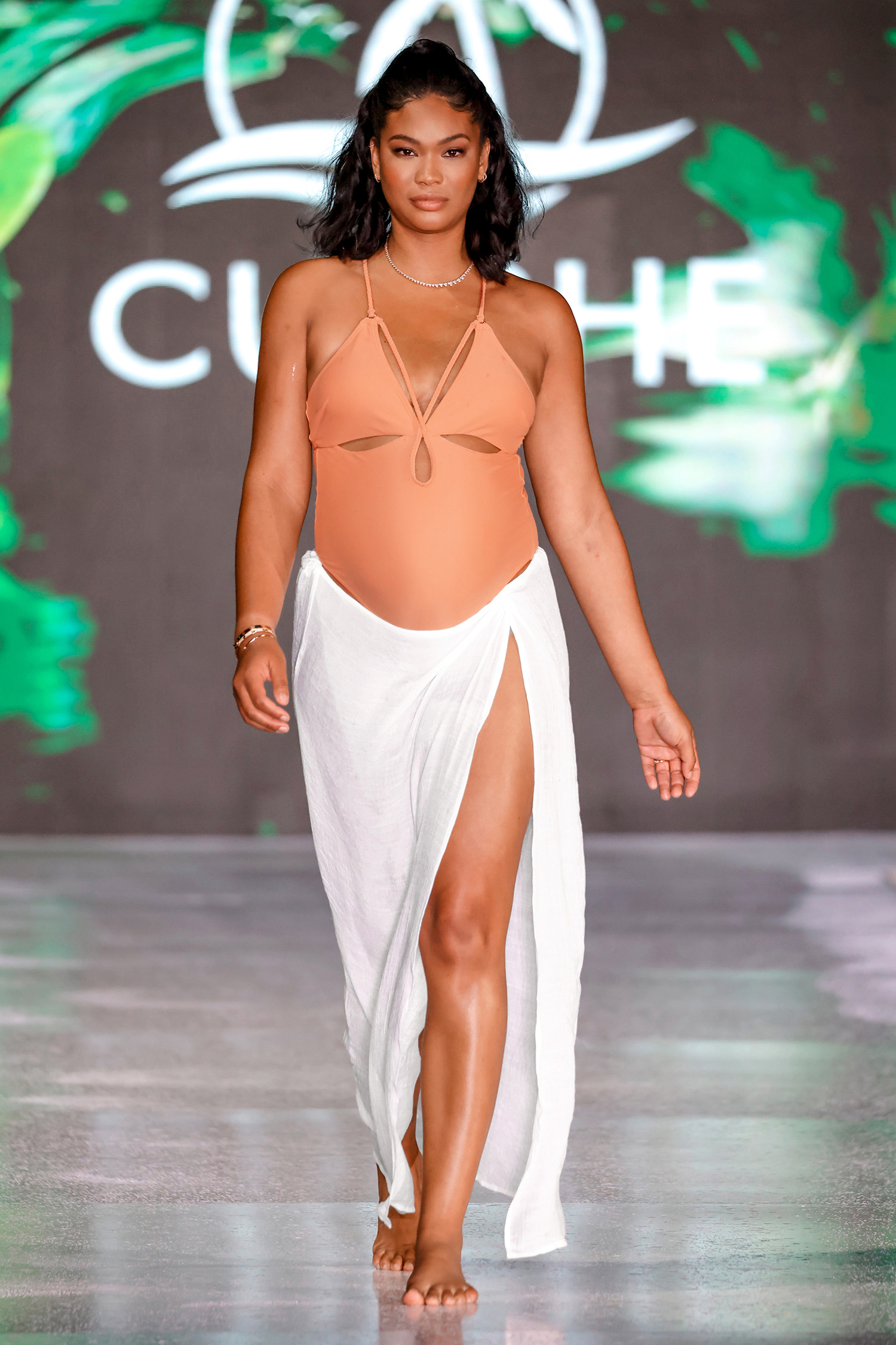 Paréo cover up fendu et torsadé
