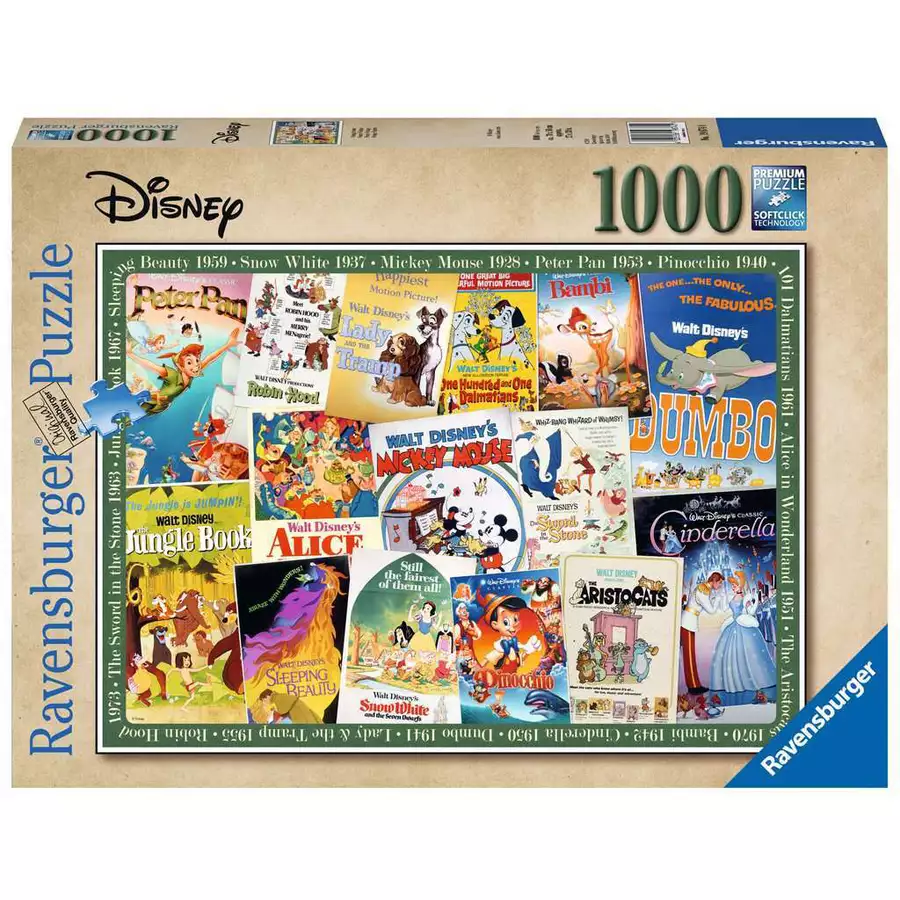 Ravensburger  Vintage Movie Poster bunt